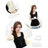 TE5325DFYL Slim waist lace sleeve fake two piece tops