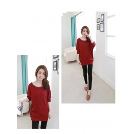 TE5326DFYL Spring new style fashion lace large size loose T-shirt
