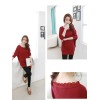 TE5326DFYL Spring new style fashion lace large size loose T-shirt