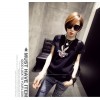 TE9017ALS Summer Korean style superman rabbit print slim T-shirt