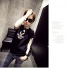 TE9017ALS Summer Korean style superman rabbit print slim T-shirt