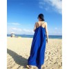 TE9098YYH Summer bohemia chiffon beach maxi dress