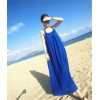 TE9098YYH Summer bohemia chiffon beach maxi dress