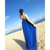 TE9098YYH Summer bohemia chiffon beach maxi dress