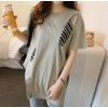 TE6168YZS Fashion holes irregular short sleeve T-shirt