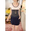 TE6533HX Korean fashion stripes casual dress