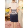 TE6533HX Korean fashion stripes casual dress