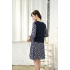 TE0799 Korean fashion shivering fake two piece dress