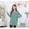 TE2452YZ Print large size maternity dress green