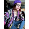 TE3076MGR Hot Sale Colorful Stripes Sweater
