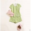 TE3326CMN Debutant jacquard weave tops and shorts suit