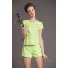 TE3326CMN Debutant jacquard weave tops and shorts suit