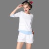 TE3343CMN Europe fashion slim pocket tops with shorts