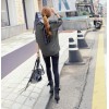 TE9035ATSS Lace hollow out bowknot back loose T-shirt