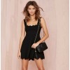 TE019HES Europe fashion sexy petals sleeveless dress