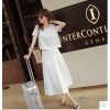 TE0231 New style beads tops with long skirt two pieces