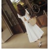 TE0231 New style beads tops with long skirt two pieces