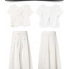 TE0231 New style beads tops with long skirt two pieces