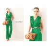 TE052HES Europe fashion deep v-neck sleeveless jumpsuit