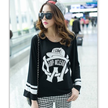 TE10078TT Casual Large Size Printing T-shirt