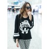 TE10078TT Casual Large Size Printing T-shirt