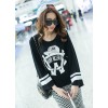 TE10078TT Casual Large Size Printing T-shirt