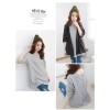 TE1158TG Korean fashion casual dot splicing long sleeve t-shirt