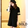 TE1647MZY Korean fashion loose half sleeve T-shirt dress