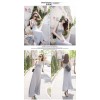 TE1835 Sexy v-neck slim maxi vest dress