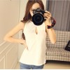 TE376SDHS Summer new style hollow out sexy backless sleeveless tops