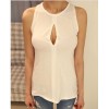 TE376SDHS Summer new style hollow out sexy backless sleeveless tops