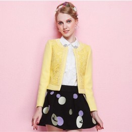 TE5813NS Rococo fashion joker dot mini skirt