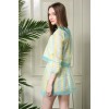 TE5824NS Europe fashion fresh organza tops with skirt two pieces suit