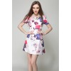 TE5834NS Europe fashion print one piece dress