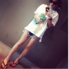 TE6136HX Summer slim joker holes denim shorts