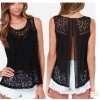 TE6250CL Europe fashion crochet lace vest tops