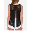 TE6250CL Europe fashion crochet lace vest tops