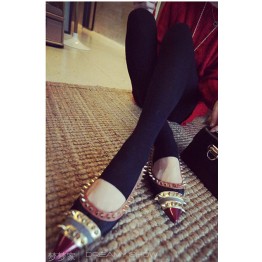 TE776QMZ Korean fashion slim step on foot leggings