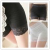 TE8003QMZ Lace splicing seamless safety pants short leggings