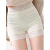 TE8003QMZ Lace splicing seamless safety pants short leggings