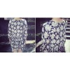 TE8073 Flowers print empire waist dress