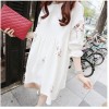 TE6129GJFS Korean fashion fresh coloured ear of rice embroidery loose dress