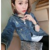 TE817ZC New style loose holes joker denim coat