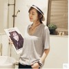 TE8681XYZ Summer joker large size V-neck T-shirt