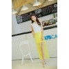 TE9001JDYJ Summer fashion two way wear sexy slashed up sleeveless dress