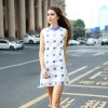 TE9022MH Summer new style dot sleeveless A-line dress