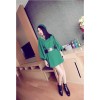 TE9142YBF Korean fashion three quarter sleeve loose dress