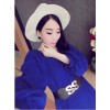 TE9142YBF Korean fashion three quarter sleeve loose dress