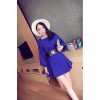 TE9142YBF Korean fashion three quarter sleeve loose dress