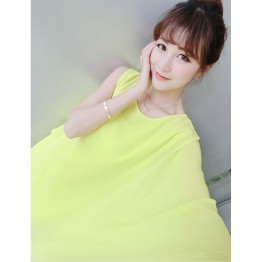 TE9275YBF Personality overhang elegant chiffon dress